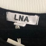 LNA  Black Tank Top with Knot on Bottom Photo 1