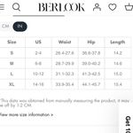 Berlook Activewear Light Yellow Chic Sporty Skirt Size L Photo 4