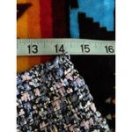 No Boundaries  Boho Blue/Pink Floral Shorts Size XXL Fringe Smocked Tie Waist Photo 5