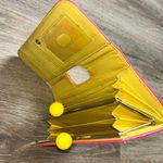 Bright Pink & Yellow Retro Clutch Wallet – Festival Photo 10