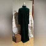 Unique Vintage Green Velour Dressing Gown Photo 1