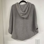 Talula Tulula Cashmere Grey Cable Knit Poncho Sweater XS Photo 5