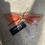 NWT Lulus Pink Mirrored Cat Photo 0