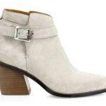 Rag and Bone Ramone  Suede Ankle Boots Size 36 Ice Grey Photo 0