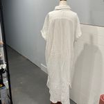 Amazon White Button-Down Shirt Dress Photo 4