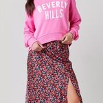 GB Fashion London Pink Beverly Hills Crop Sweatshirt Sz S Photo 4