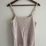Free People One Knit Cami featuring triangle cups adorned open-knit Rose Size M Photo 5