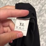 Black High Neck Tank Top with Fitted Design Size XL Photo 3