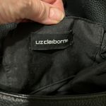 Liz Claiborne black handbag with lots of pockets and cute lock accent EUC Photo 12