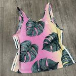 Adidas Leaf Print Tank Top in Pink and Green Photo 5