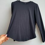 Lululemon Classic Fit Cotton Blend Long Sleeve Shirt Black Small size 6? 8? Photo 1