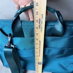 Mosiso 360 Protective Laptop Shoulder Bag in Teal Green Fleece Lined Trolly Belt Blue Photo 13