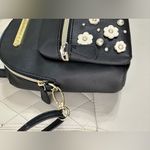 Betsey Johnson  Betsey Black with White & Pearl
Accents Mini Backpack/Crossbody Photo 8