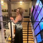 Green Satin Prom / Bridesmaid Dress Size M Photo 9