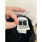 Tadashi Shoji Vintage  Black Lace Halter Skater Skirt Cocktail Dress Photo 7