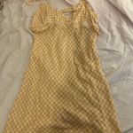 Audrey 3+1 yellow Gingham Sundress Photo 0