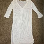 Green Label white knit cover up Size M Photo 1