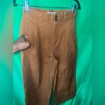 Madewell  Pleated Wide Leg Cropped Khaki Pants size 2 Photo 2