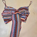 SheIn NWOT 2 pc Geo Boho Bralette & Double Slit Skirt Outfit Photo 6