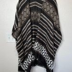 Lucky Brand Open-Front Kimono Cardigan Shawl With Fringe Hem One Size Photo 1