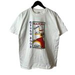 2003 Vintage Y2K Cinco Rancho Mexico T Shirt White Large L Summer Mexican Solid Photo 0