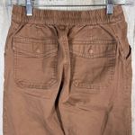 Pact Cropped Chino Pants XS | Light Brown | Organic Cotton | Elastic | MSRP $68 Photo 5