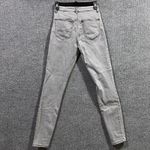 ZARA Jeans Womens 6 Gray Denim Medium Wash Cotton Mid Rise Skinny Leg Streetwear Photo 6