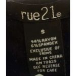 rue21 Womens Size S Strappy Top‎ V Neck Black Tank Top Photo 1