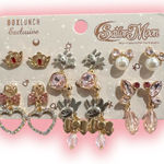 Her Universe Sailor Moon Sailor Scout  Hearts and Bows Earring Set Photo 0
