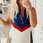 Show Me Your Mumu Show Me You’re Mumu Zoe Zip Dress USA Chevron Knit Photo 0