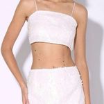 Walter Baker NWOT  Ashlee Skirt, Vanilla Cloud Sequin Size  10 Photo 0