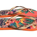 Farm Rio Havaianas x  Classic Tropical Scene Flip Flop Size 8 Photo 1