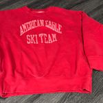 American Eagle  Outfitters Red Ski Team Sweatshirt Photo 0