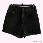 Levi's 90s vintage black 512 denim high waisted shorts Photo 0