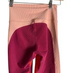 Beach Riot Merlot Colorblock Ribbed High Waist Athletic Leggings Size Small Photo 6