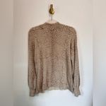 Chico's Chico’s NWT Animal Print Eyelash Mock Neck Sweater Size M Photo 1
