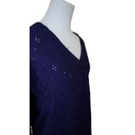 Women's Adolfo studio Blue Pattern Cardigan Photo 3