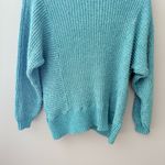 American Eagle Outfitters Pullover Turtleneck Knit Sweater Green/Blue Sz Small Photo 7