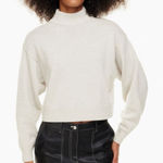 Aritzia Harper Mock Neck Sweater Heather Birch XS Photo 0