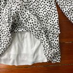 Missguided ASOS Daisy Dot Smocked Long Sleeve Ruffle Tiered Mini Dress – Sz 10 Photo 4