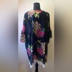 Umgee - Black Floral Swim Coverup Size XL Photo 3