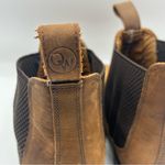 Old West  Ankle Boots Brown Leather Size 8.5 Round Toe Photo 5