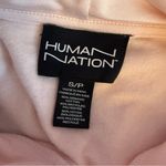 Human Nation Cropped Pink Smiley Face Hoodie Women’s Sz S Photo 3