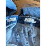 Torrid Mid Wash Denim Distressed Overall Crop Photo 6