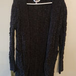 No Boundaries  black knitted cardigan sweater size juniors medium Photo 0