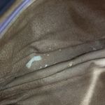 Purple Ostrich Texture Shoulder Bag adjustable‎ strap gold tone hardware Photo 9