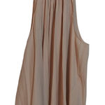 Ramy Brook  Anya Pleated Satin Halter Top Blouse Dusty Pink Size M Photo 0