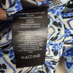 Free People NWT Free‎ People Peasant Blouse Indigo Combo Bell Sleeve Bohemian Top M Photo 5