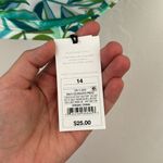 Shade & Shore  Size Underwire Bralette Bikini Top Green Leaf Print 14 Photo 3