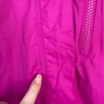 Columbia Omni-Tech Waterproof Jacket Fuschia Pink Size Small Hooded Rain Photo 5